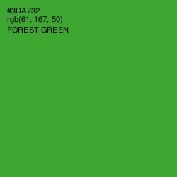 #3DA732 - Forest Green Color Image