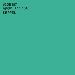 #3DB197 - Keppel Color Image