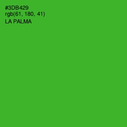 #3DB429 - La Palma Color Image