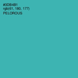 #3DB4B1 - Pelorous Color Image