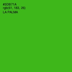 #3DB71A - La Palma Color Image