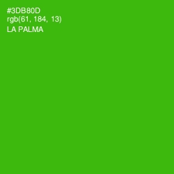 #3DB80D - La Palma Color Image