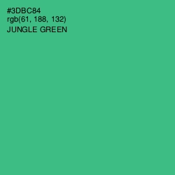 #3DBC84 - Jungle Green Color Image