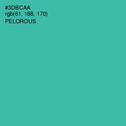 #3DBCAA - Pelorous Color Image