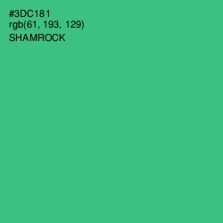 #3DC181 - Shamrock Color Image