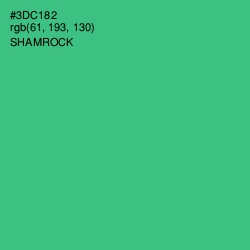 #3DC182 - Shamrock Color Image