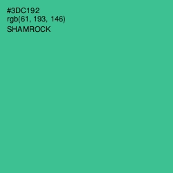 #3DC192 - Shamrock Color Image