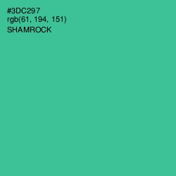 #3DC297 - Shamrock Color Image