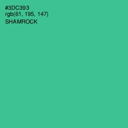 #3DC393 - Shamrock Color Image