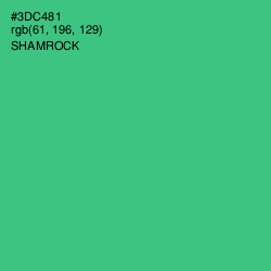 #3DC481 - Shamrock Color Image