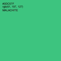 #3DC57F - Malachite Color Image