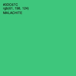 #3DC67C - Malachite Color Image