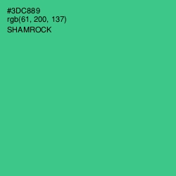 #3DC889 - Shamrock Color Image