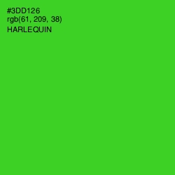 #3DD126 - Harlequin Color Image