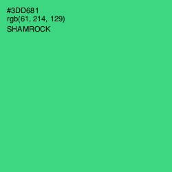 #3DD681 - Shamrock Color Image