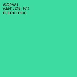 #3DDAA1 - Puerto Rico Color Image