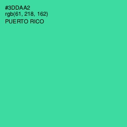 #3DDAA2 - Puerto Rico Color Image