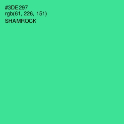 #3DE297 - Shamrock Color Image