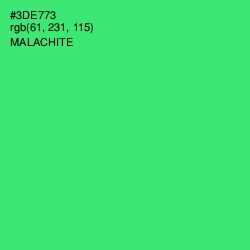 #3DE773 - Malachite Color Image