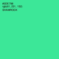 #3DE798 - Shamrock Color Image