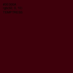 #3E000A - Temptress Color Image