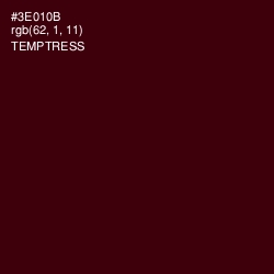 #3E010B - Temptress Color Image