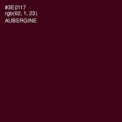 #3E0117 - Aubergine Color Image