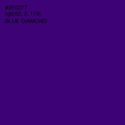 #3E0277 - Blue Diamond Color Image