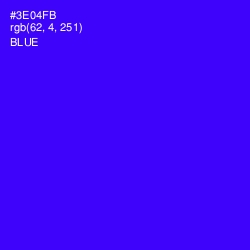 #3E04FB - Blue Color Image