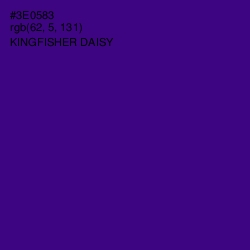 #3E0583 - Kingfisher Daisy Color Image