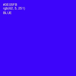 #3E05FB - Blue Color Image