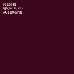 #3E061B - Aubergine Color Image