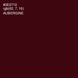#3E0710 - Aubergine Color Image