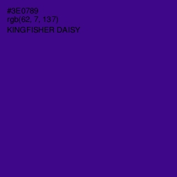 #3E0789 - Kingfisher Daisy Color Image