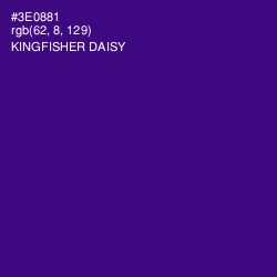 #3E0881 - Kingfisher Daisy Color Image