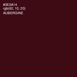#3E0A14 - Aubergine Color Image