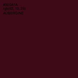 #3E0A1A - Aubergine Color Image