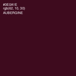 #3E0A1E - Aubergine Color Image