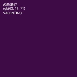 #3E0B47 - Valentino Color Image