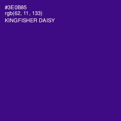#3E0B85 - Kingfisher Daisy Color Image