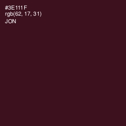 #3E111F - Jon Color Image