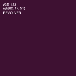 #3E1133 - Revolver Color Image