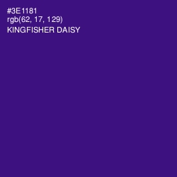 #3E1181 - Kingfisher Daisy Color Image