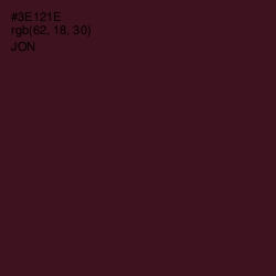 #3E121E - Jon Color Image