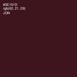 #3E151D - Jon Color Image