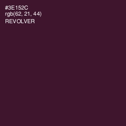 #3E152C - Revolver Color Image