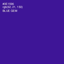 #3E1596 - Blue Gem Color Image