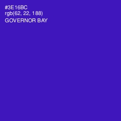 #3E16BC - Governor Bay Color Image