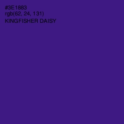 #3E1883 - Kingfisher Daisy Color Image