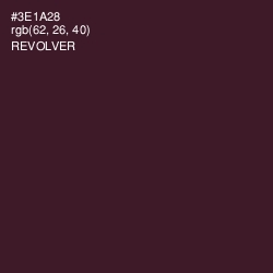 #3E1A28 - Revolver Color Image